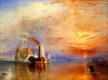 戦闘中のテメレールは軍艦を解体するために最後の寝台に引きずり込まれた Oil Paintings